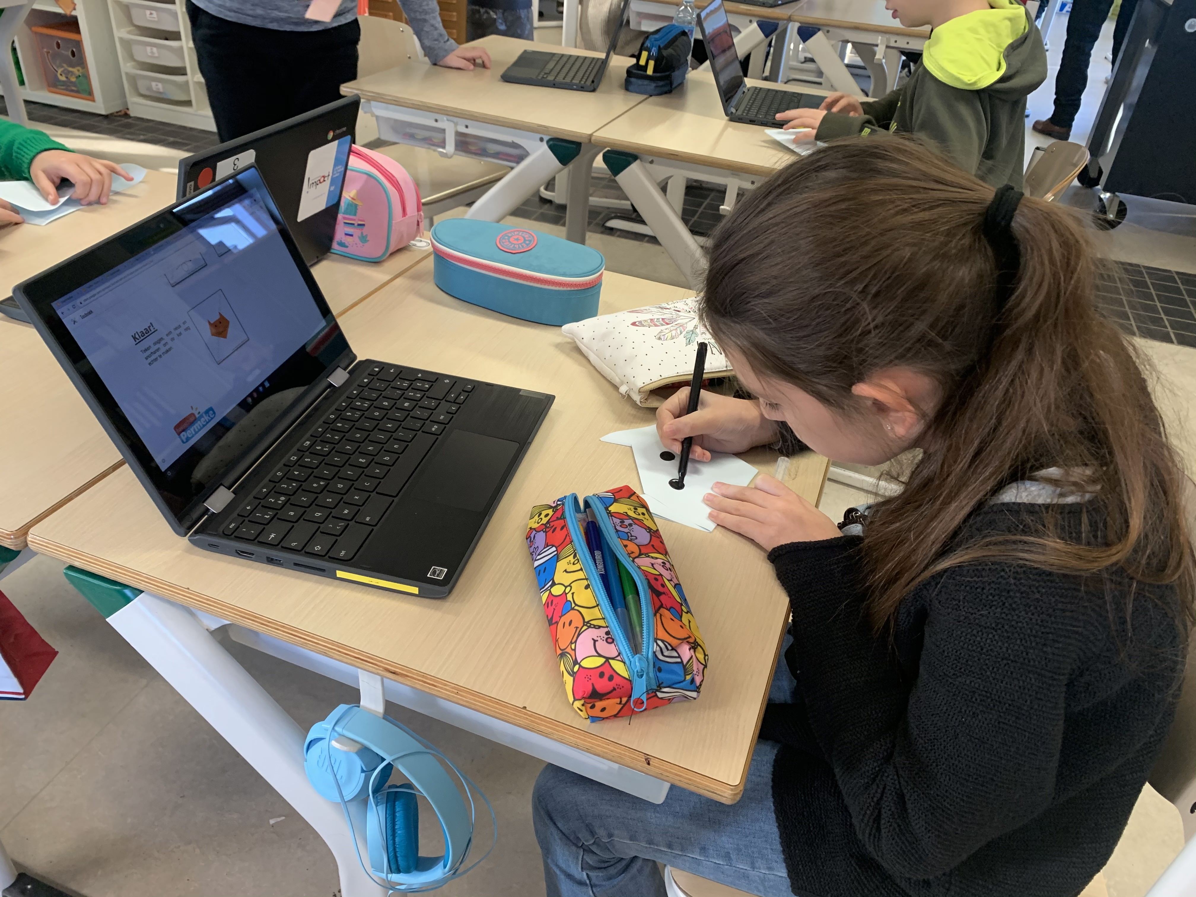 Integratie chromebooks in de les techniek